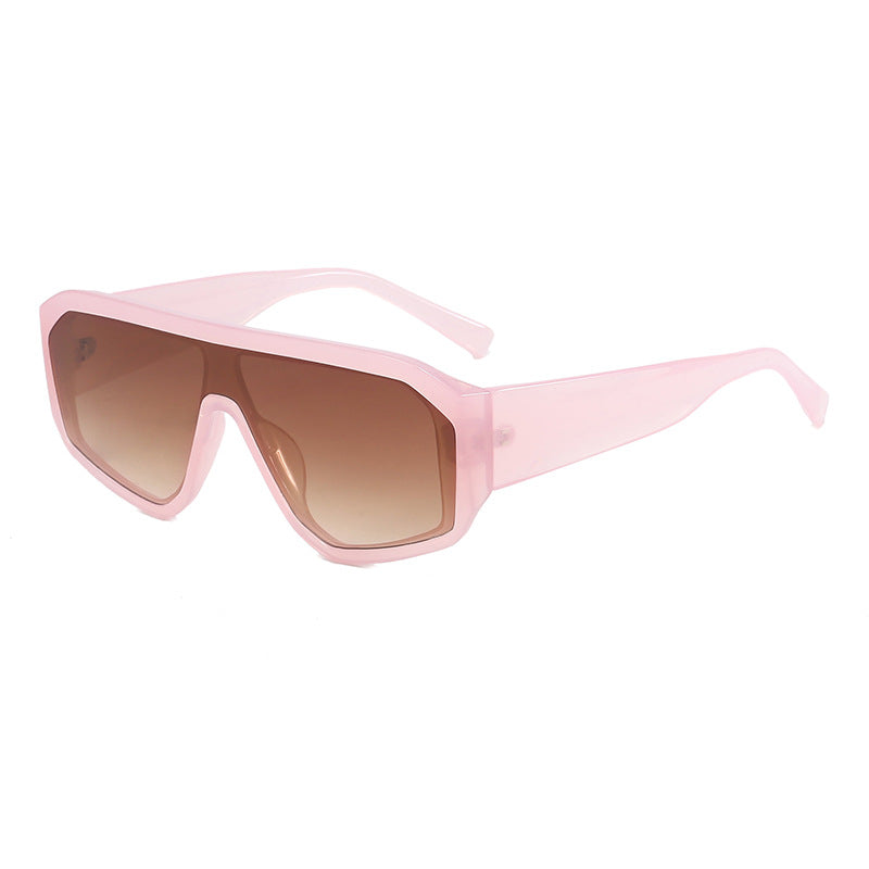 Damen Modische Oversized-Sonnenbrille im futuristischen Design Karnz