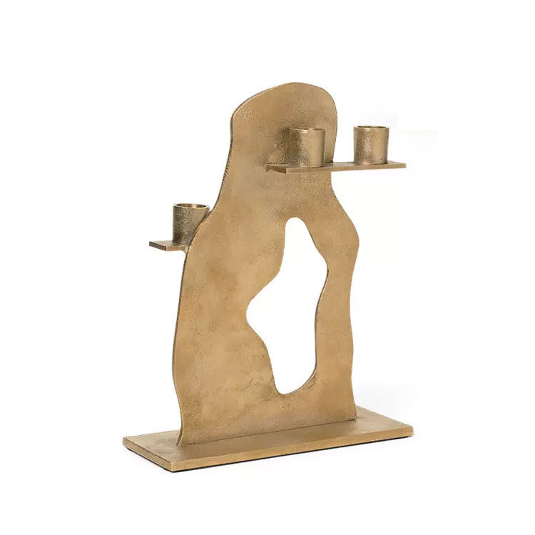 Künstlerischer Skulpturen Kerzenhalter