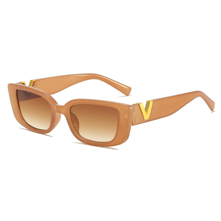 Stylische Quadratische Rahmen Sonnenbrille Karnz