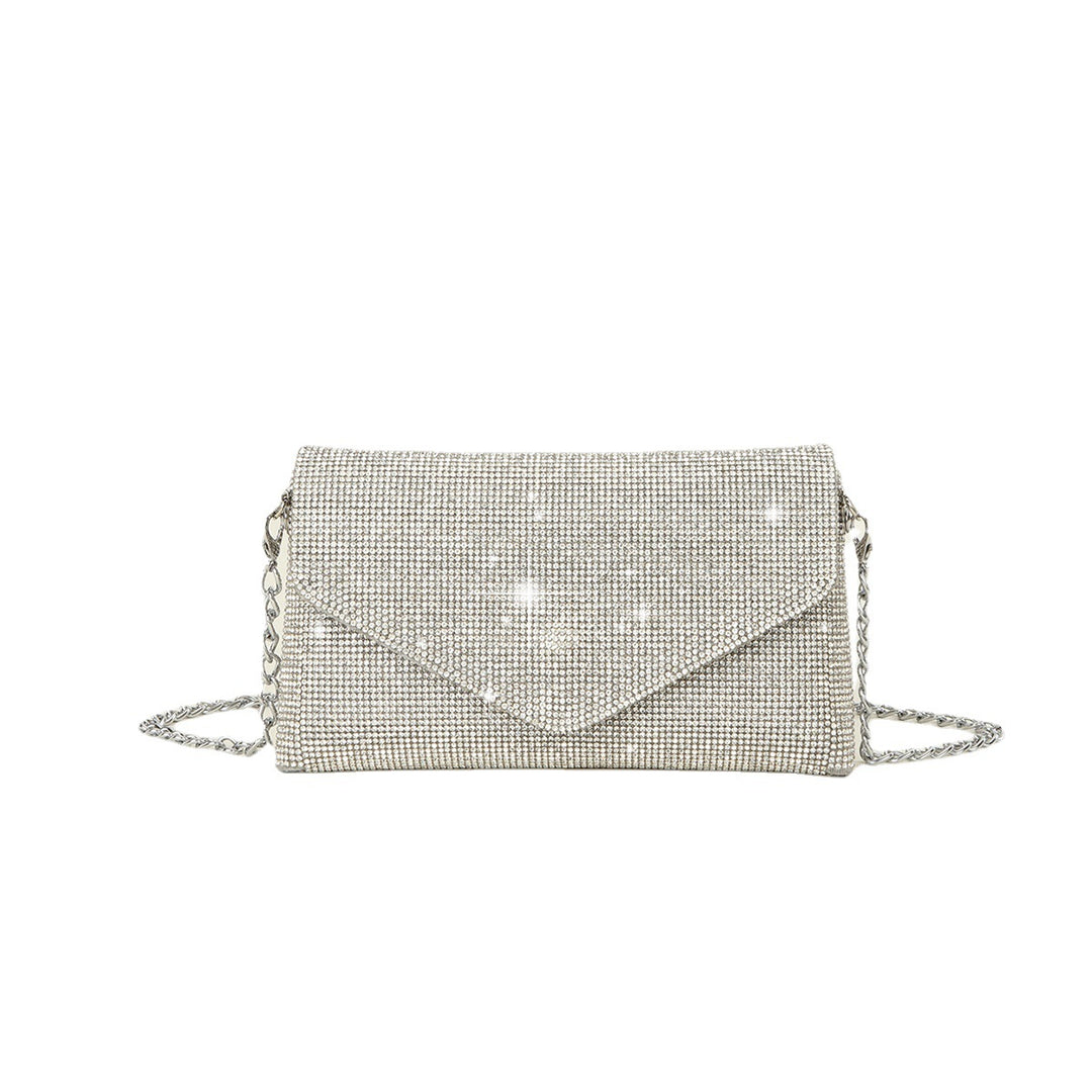 Rhinestone-besetzte Abend Clutch