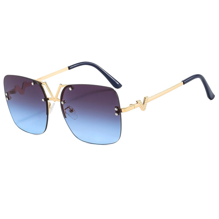 Damen modische Sonnenbrille im stilvollen quadratischen Design Karnz