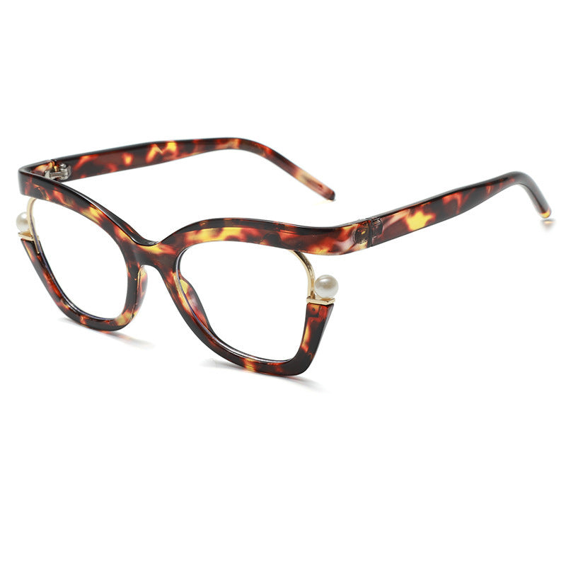 Damen Modische Sonnenbrille mit dezenten Perlendetails Karnz