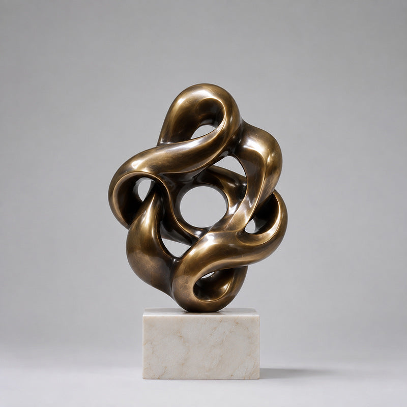 Moderne abstrakte dekorative Skulptur