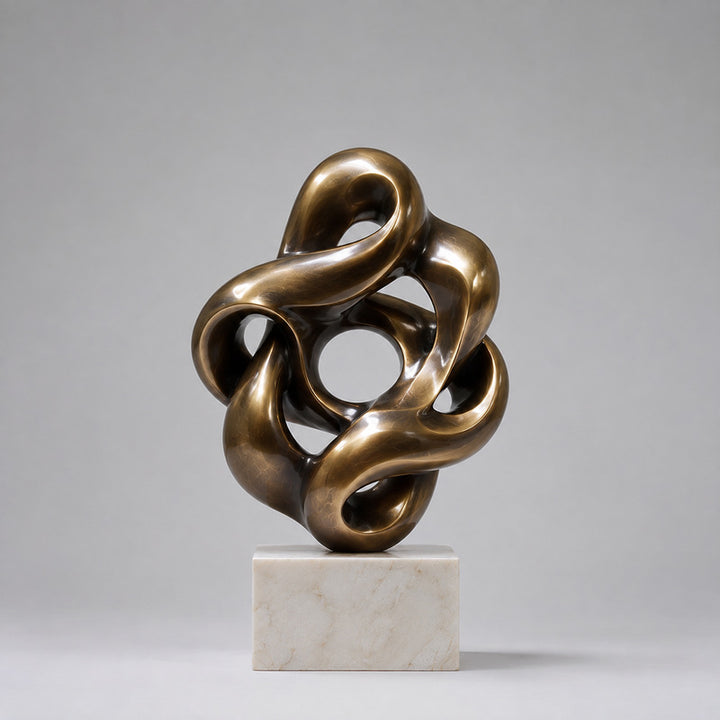 Moderne abstrakte dekorative Skulptur