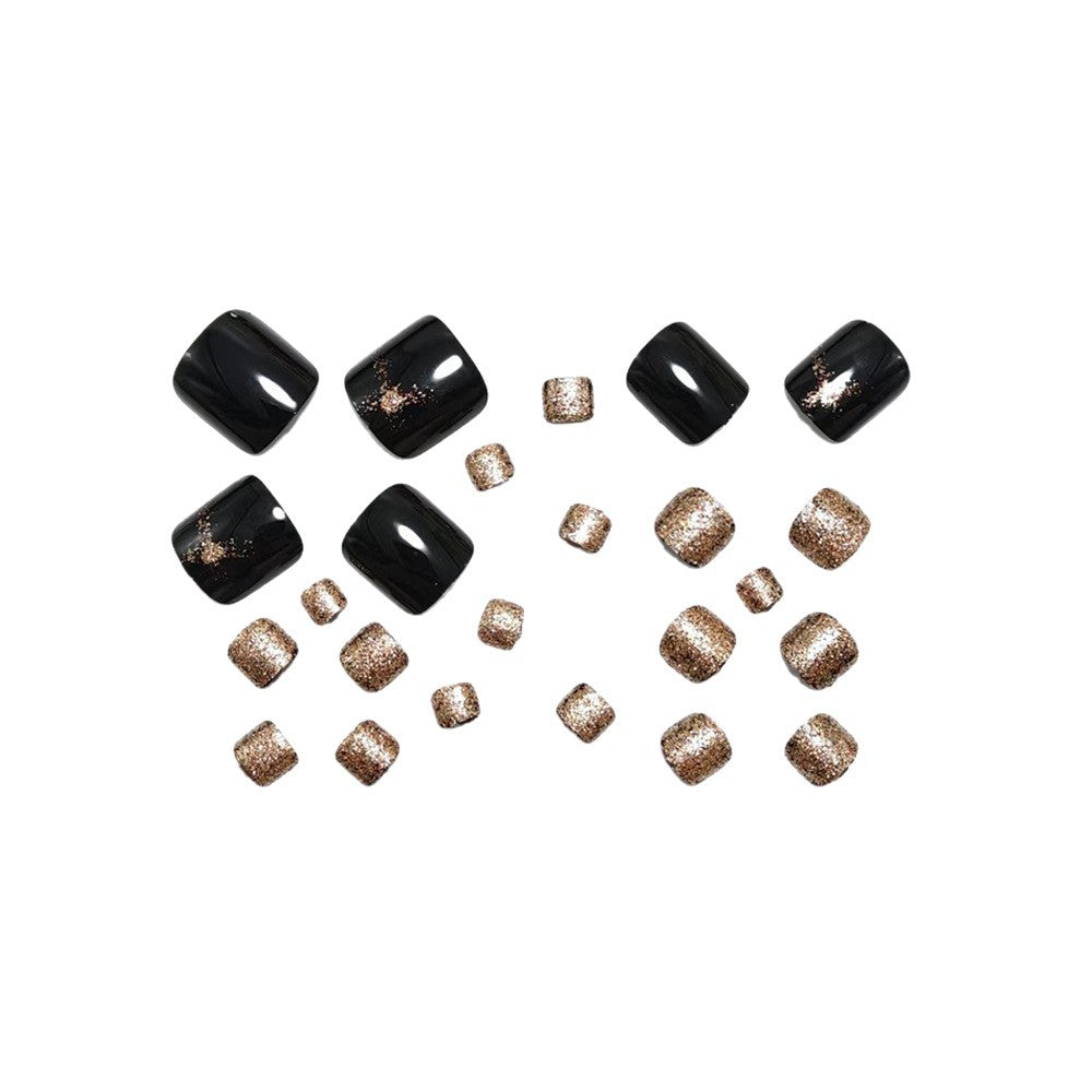 Kunstnagel-Set mit Glitzerakzenten Karnz