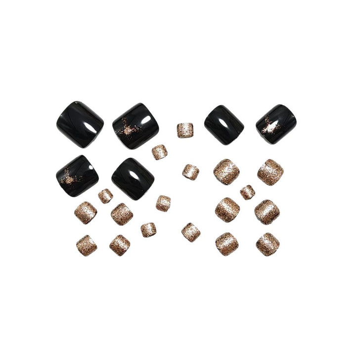 Kunstnagel-Set mit Glitzerakzenten Karnz