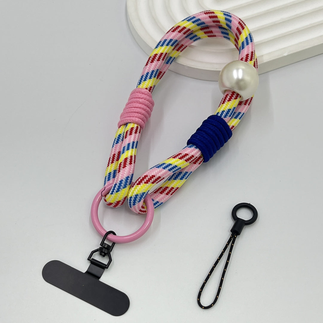 Farbenfrohes geflochtenes Handy-Lanyard-Halter Karnz