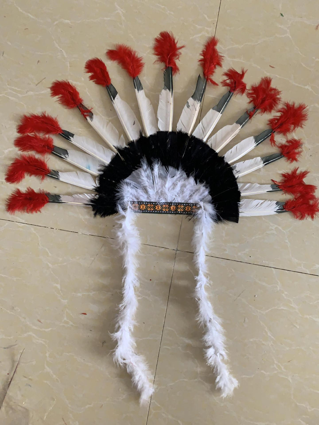 Indianischer Federkopfschmuck