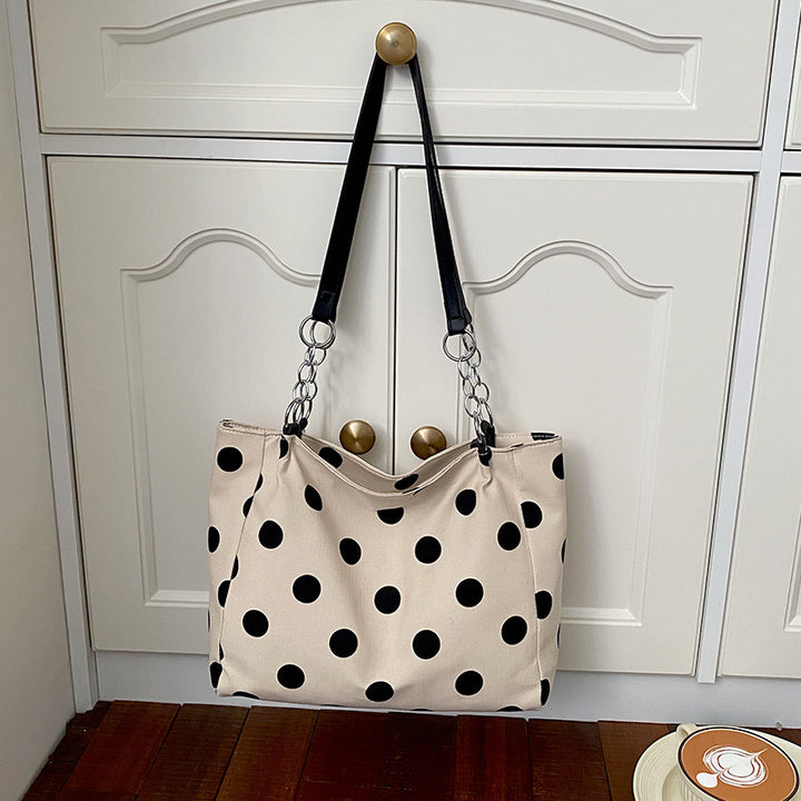Stylische Punktedotte-Tasche