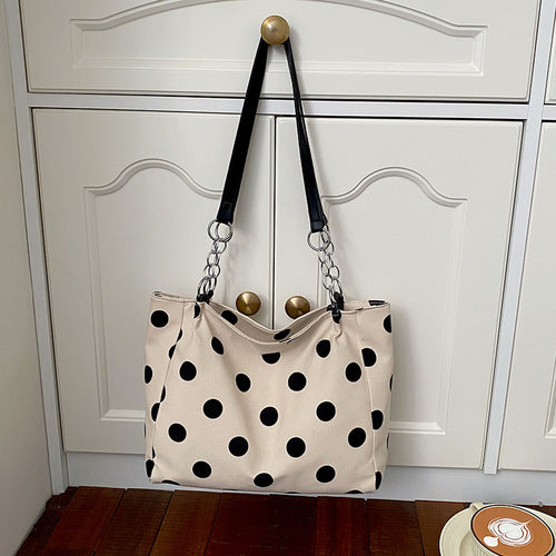 Stylische Punktedotte-Tasche
