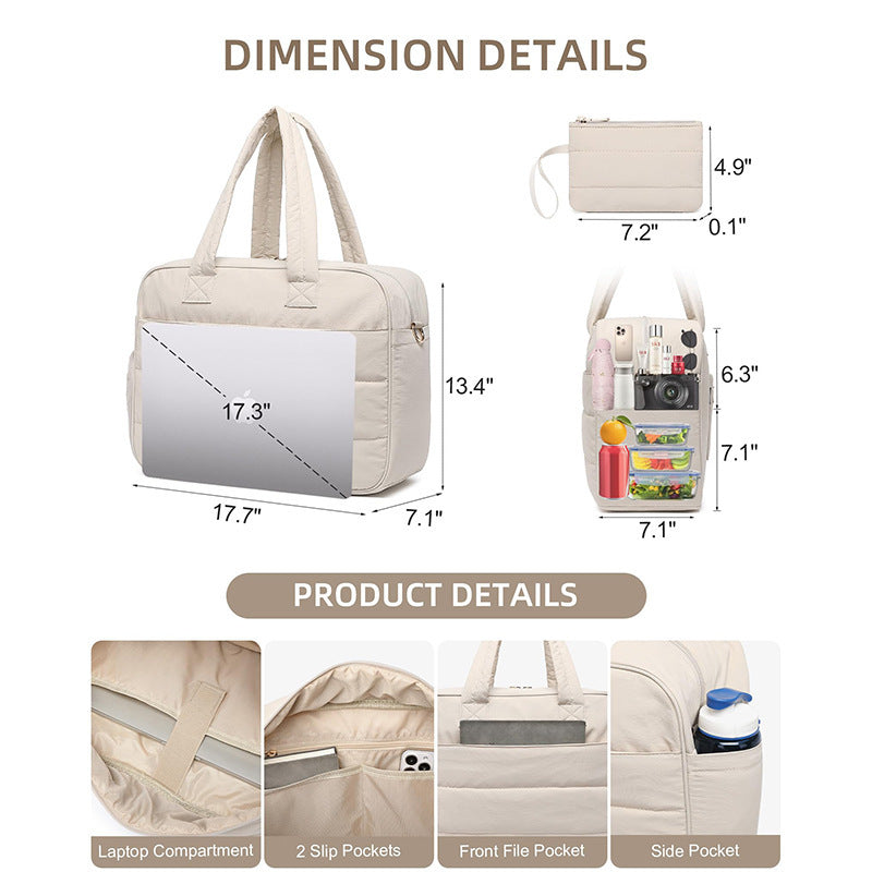 Isolierte Lunchbox-Tasche mit Separatem Aufbewahrungsfach Karnz