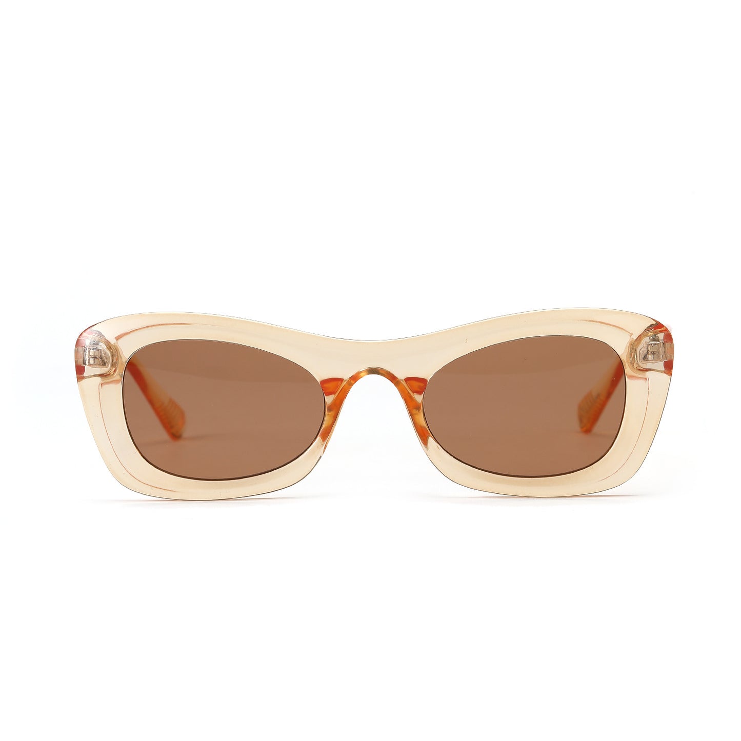 Damen stylische Sonnenbrille im angesagten Geometrie-Design Karnz