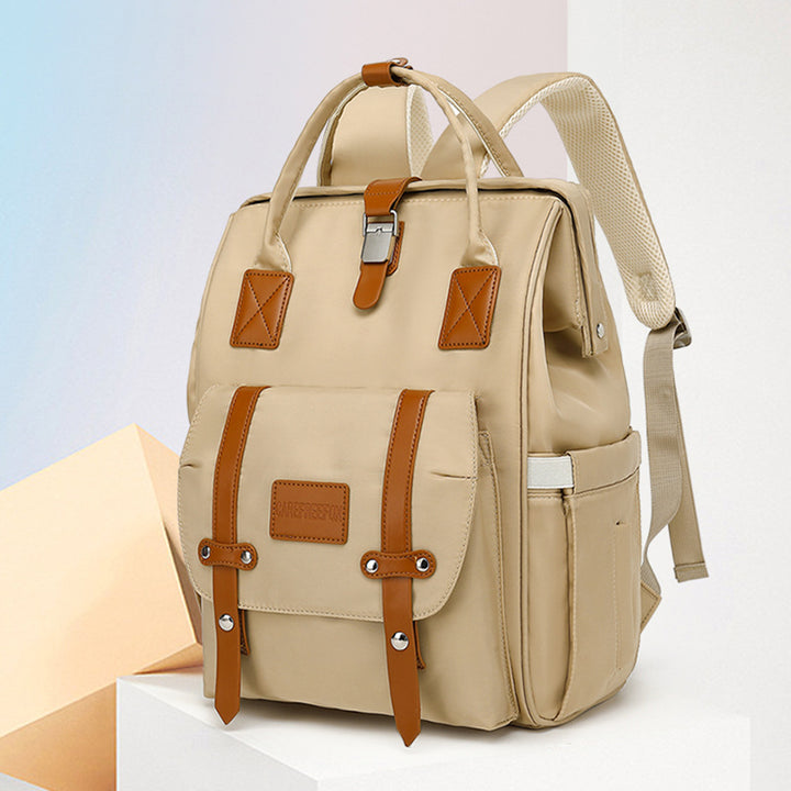 Stylischer Mehrfach-Taschen Bogen Rucksack Karnz