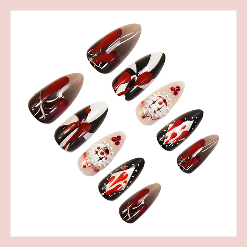 Kunstnagelset mit einzigartigen Spukmotiven Karnz