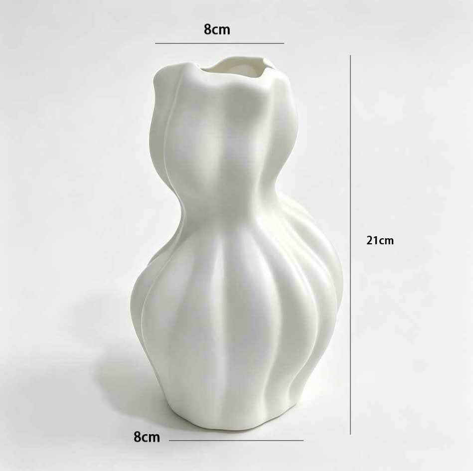 Abstract Skulptural Dekorative Vase Karnz