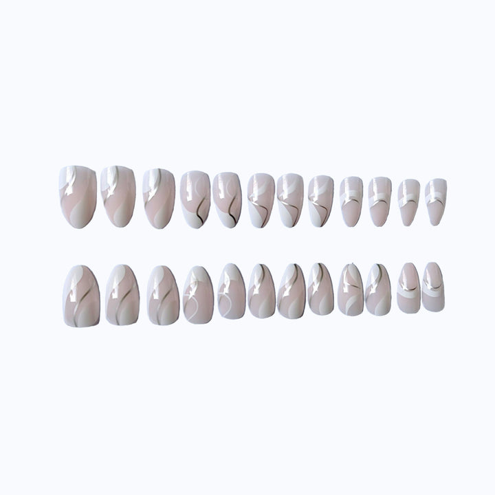 Künstlerisches Abstract Nageldesign Set