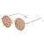 Damen runde Sonnenbrille mit elegantem Metallrahmen und polarisierten Gläsern Karnz