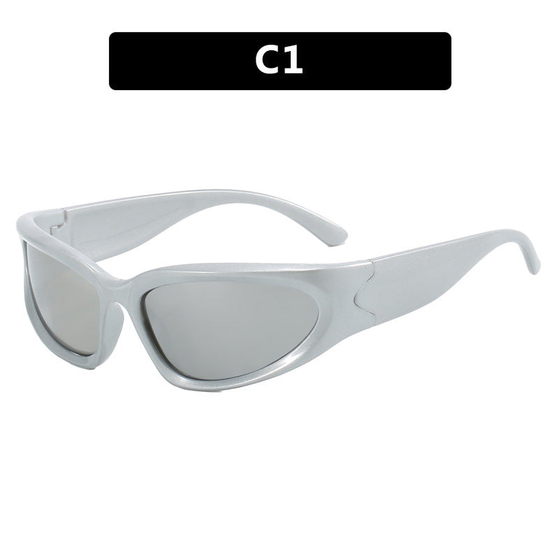 Damen Sportliche Sonnenbrille mit ergonomischem Design und polarisierten Gläsern Karnz