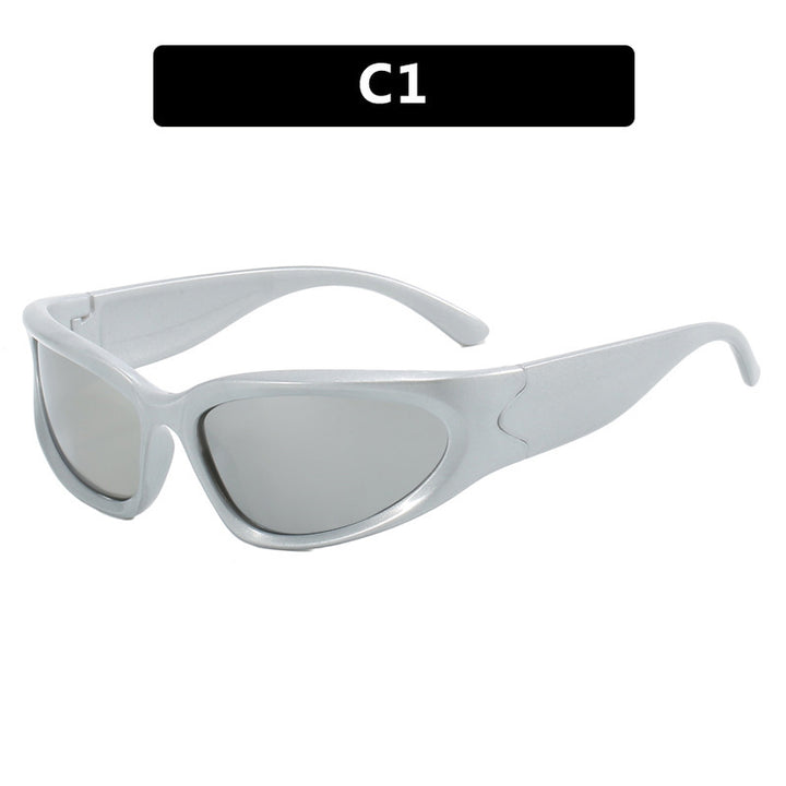 Damen Sportliche Sonnenbrille mit ergonomischem Design und polarisierten Gläsern Karnz