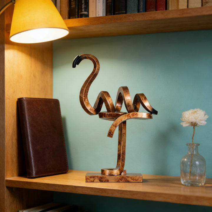 Dekorative Flamingo-Skulptur