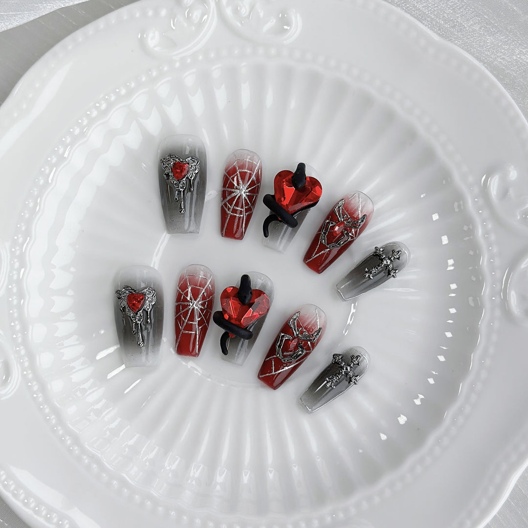 Gothic-Themen Press-On Nagelset