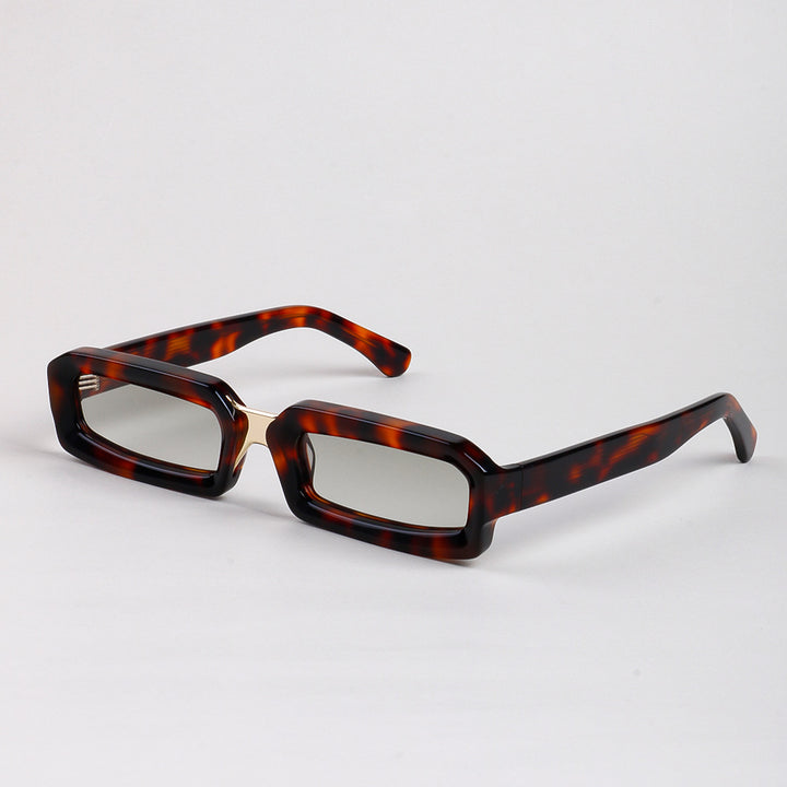 Damen stilvolle Sonnenbrille im modernen rechteckigen Design mit komfortablem Rahmen Karnz