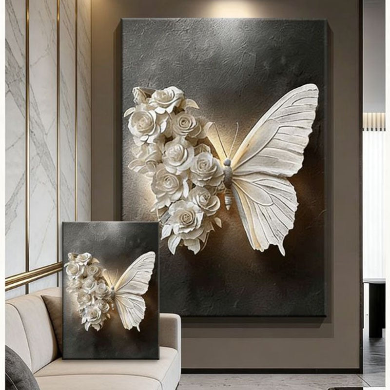 3D Blume Schmetterling Wandkunst Skulptur
