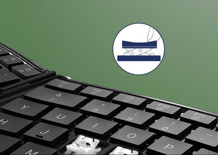Tragbare zusammenklappbare Bluetooth-Tastatur Karnz