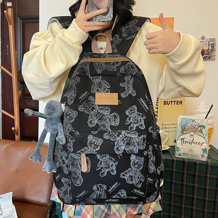 Fun Illustrierter Charakter Rucksack Karnz