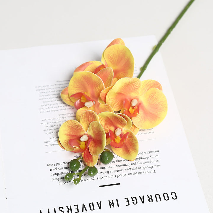 Realistische Orchideenblütenstängel