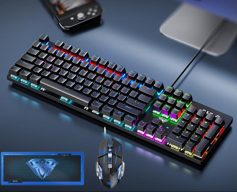 RGB Hinterleuchtete Mechanische Gaming-Tastatur Karnz