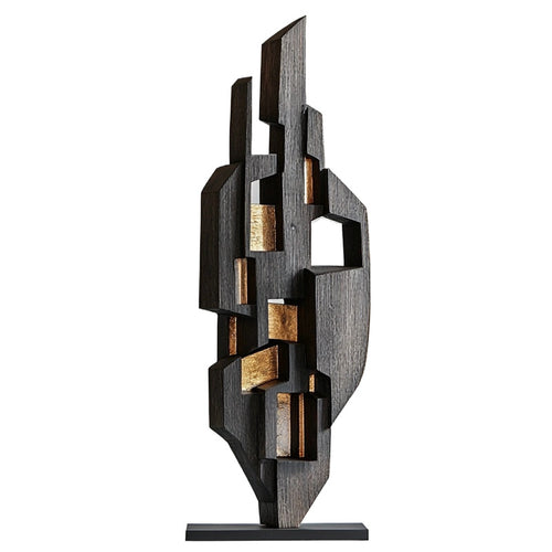 Abstrakte Holz Dekorative Skulptur