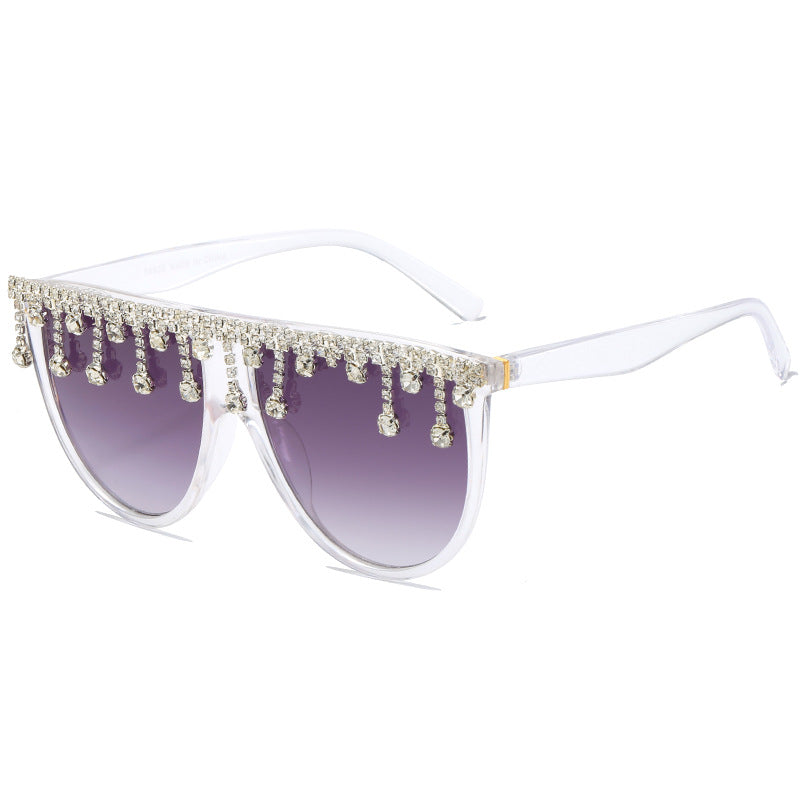 Damen Dekorative Glamour-Sonnenbrille Karnz