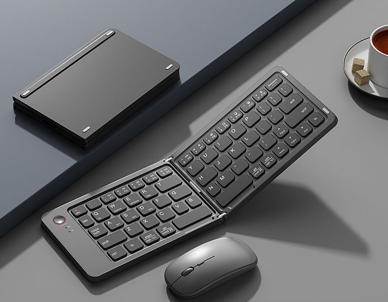 Faltbare Bluetooth-Tastatur und Maus Combo Karnz