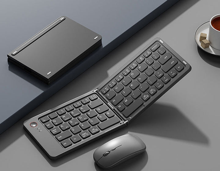 Faltbare Bluetooth-Tastatur und Maus Combo Karnz