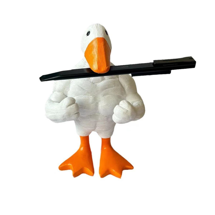 Lustige Gans Dekofigur Karnz