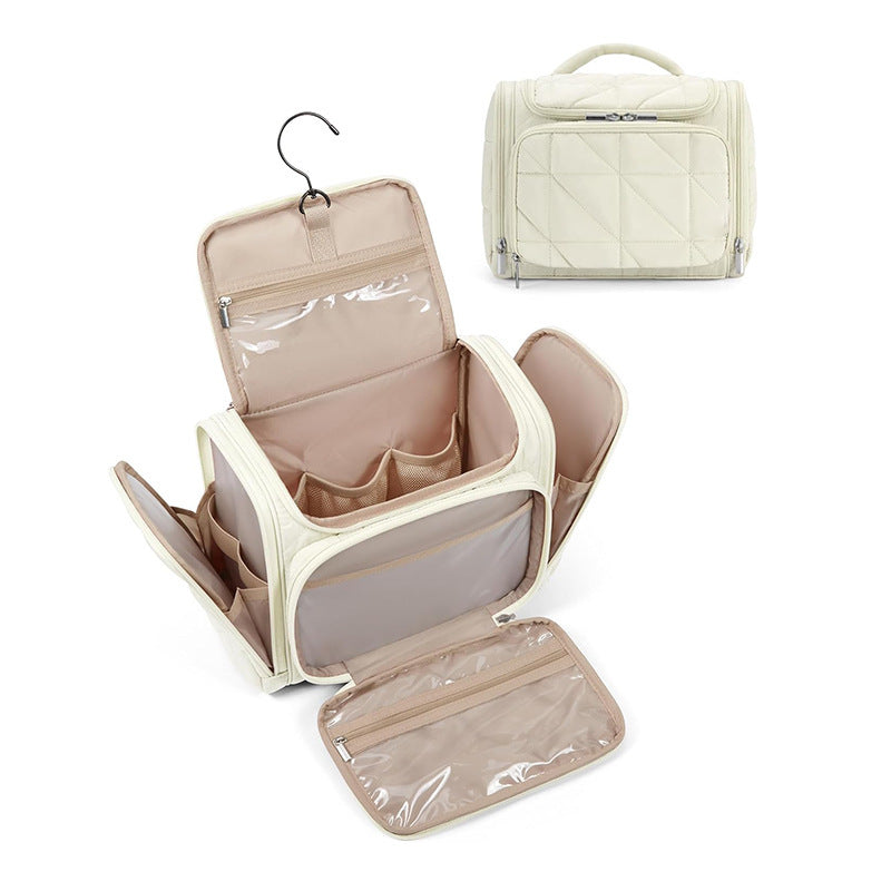 Hochwertige Kosmetik-Organizer Tasche mit Abnehmbaren Fächern Karnz
