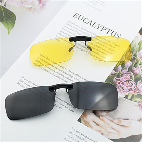 Damen sportliche Clip-On Sonnenbrille Karnz