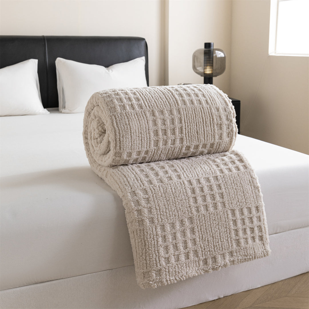 Damen Gemütliche und elegante Plaid-Decke Karnz