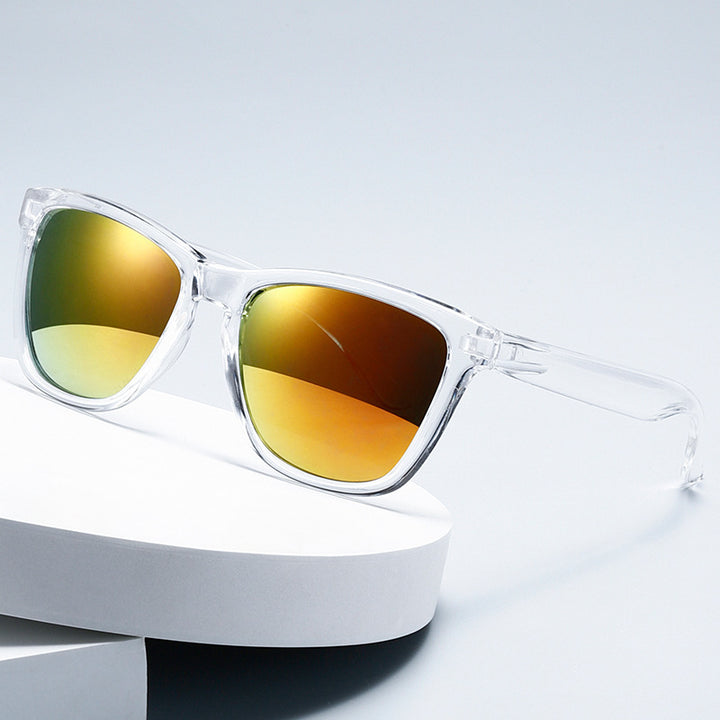 Stilvolle geometrische Rahmen Sonnenbrille Karnz