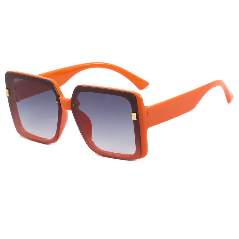 Damen trendige oversized quadratische Sonnenbrille Karnz