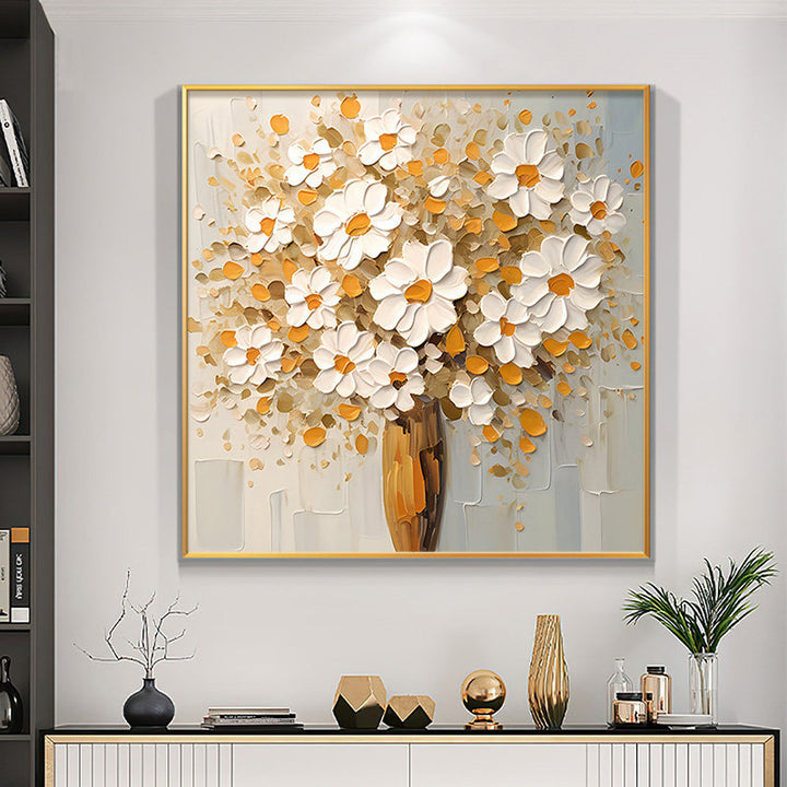 Florales Bouquet Leinwand-Kunstwerk für Innenräume