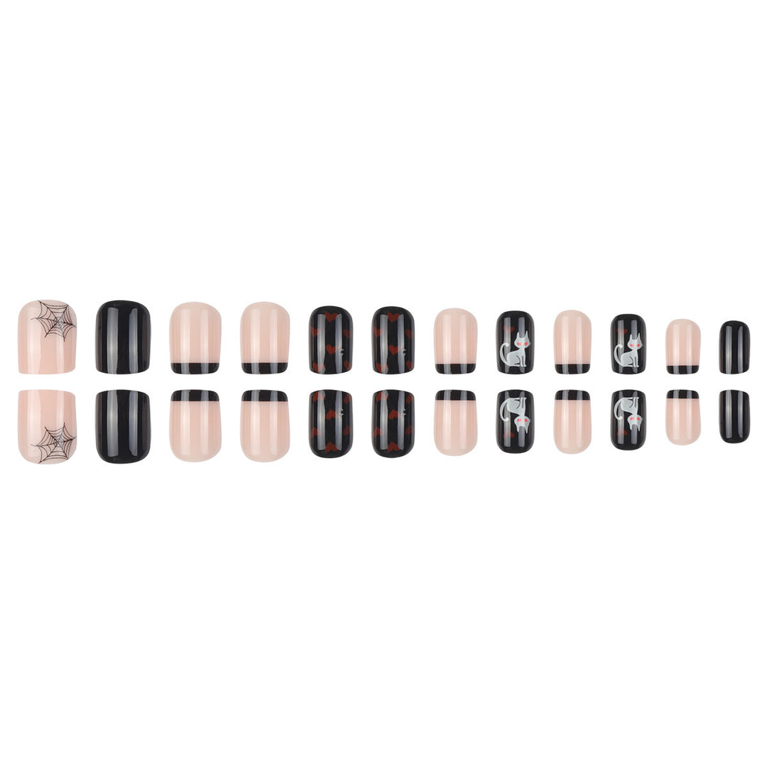 Halloween-Themed Press-On Nail Art Set Karnz