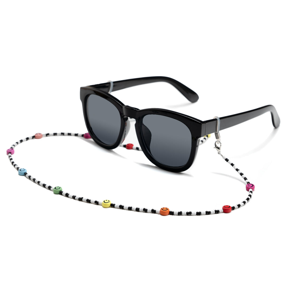 Bunte Smiley Perlen Brillenband Karnz