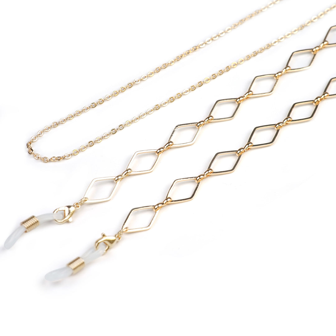 Geometrische Link Brillen Kette Karnz