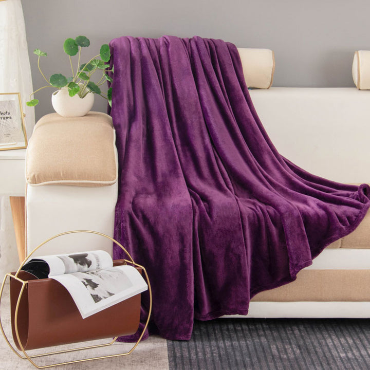 Ultra-weiches Plüsch-Fleece-Wurfdecke