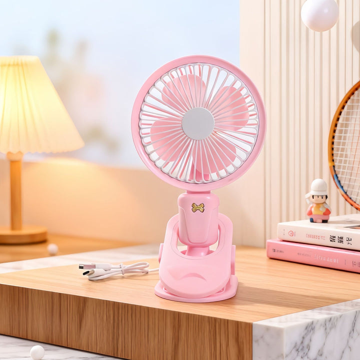 Damen Tragbarer Tischventilator mit flexiblem Neigungswinkel und kraftvollem Luftstrom Karnz