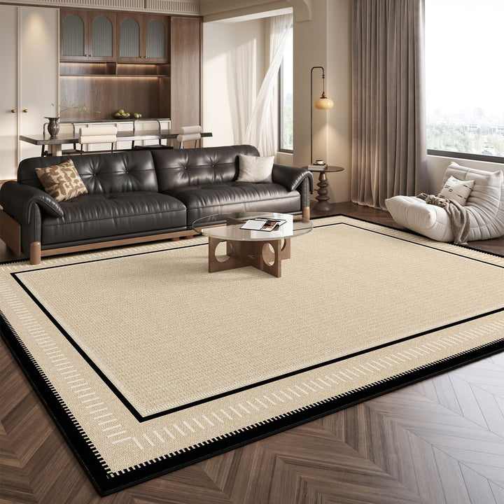 Eleganter Texturierter Bereichsteppich Karnz