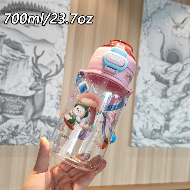 Damen kreative Wasserflasche mit sicherem Schließmechanismus Karnz