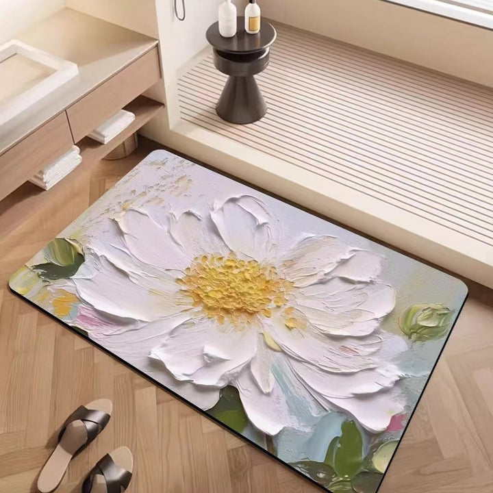 Luxuriöse strukturiertes Blumenteppich Karnz